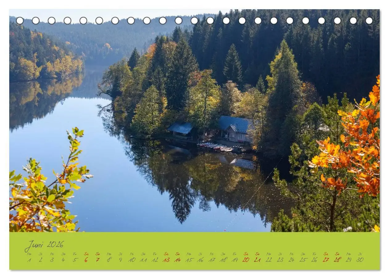 Bild: 9783457765487 | Der Bayerische Wald (Tischkalender 2026 DIN A5 quer), CALVENDO...