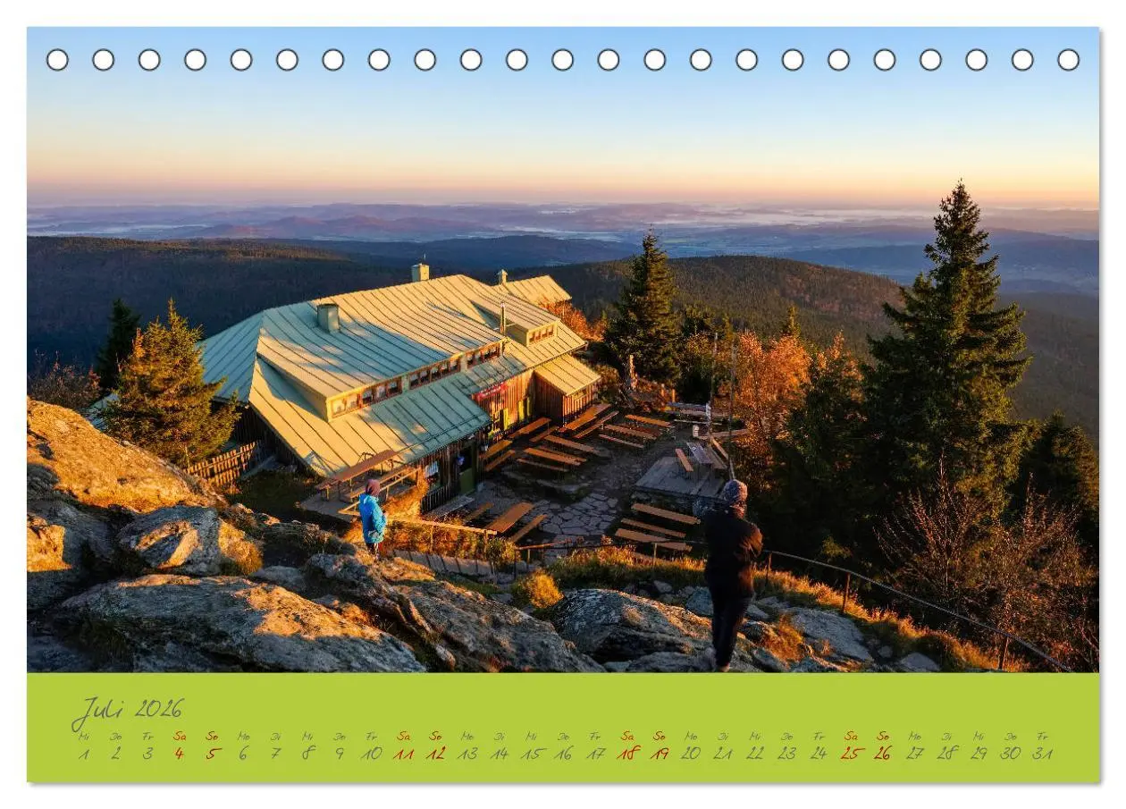 Bild: 9783457765487 | Der Bayerische Wald (Tischkalender 2026 DIN A5 quer), CALVENDO...