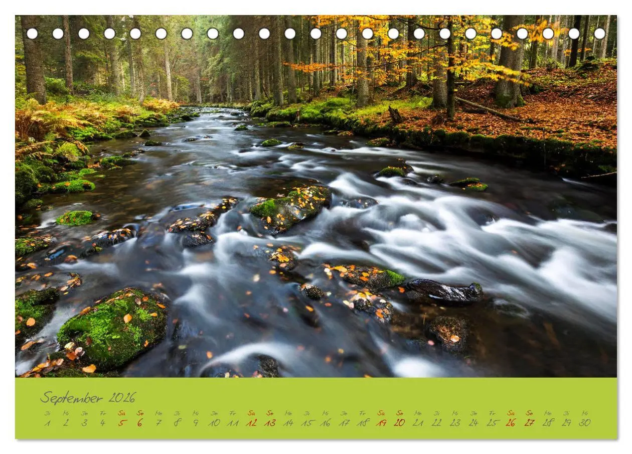 Bild: 9783457765487 | Der Bayerische Wald (Tischkalender 2026 DIN A5 quer), CALVENDO...