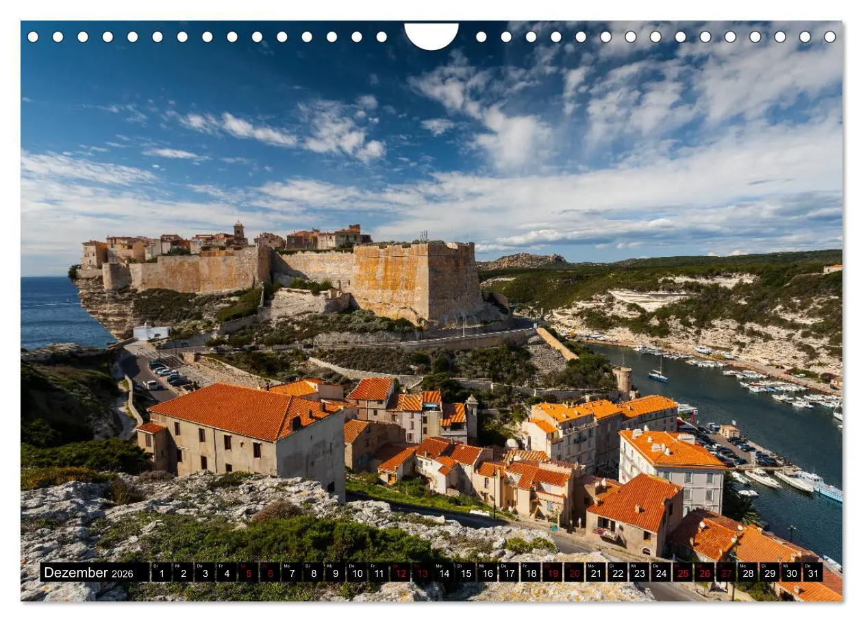 Bild: 9783457905487 | Bonifacio. Korsika (Wandkalender 2026 DIN A4 quer), CALVENDO...