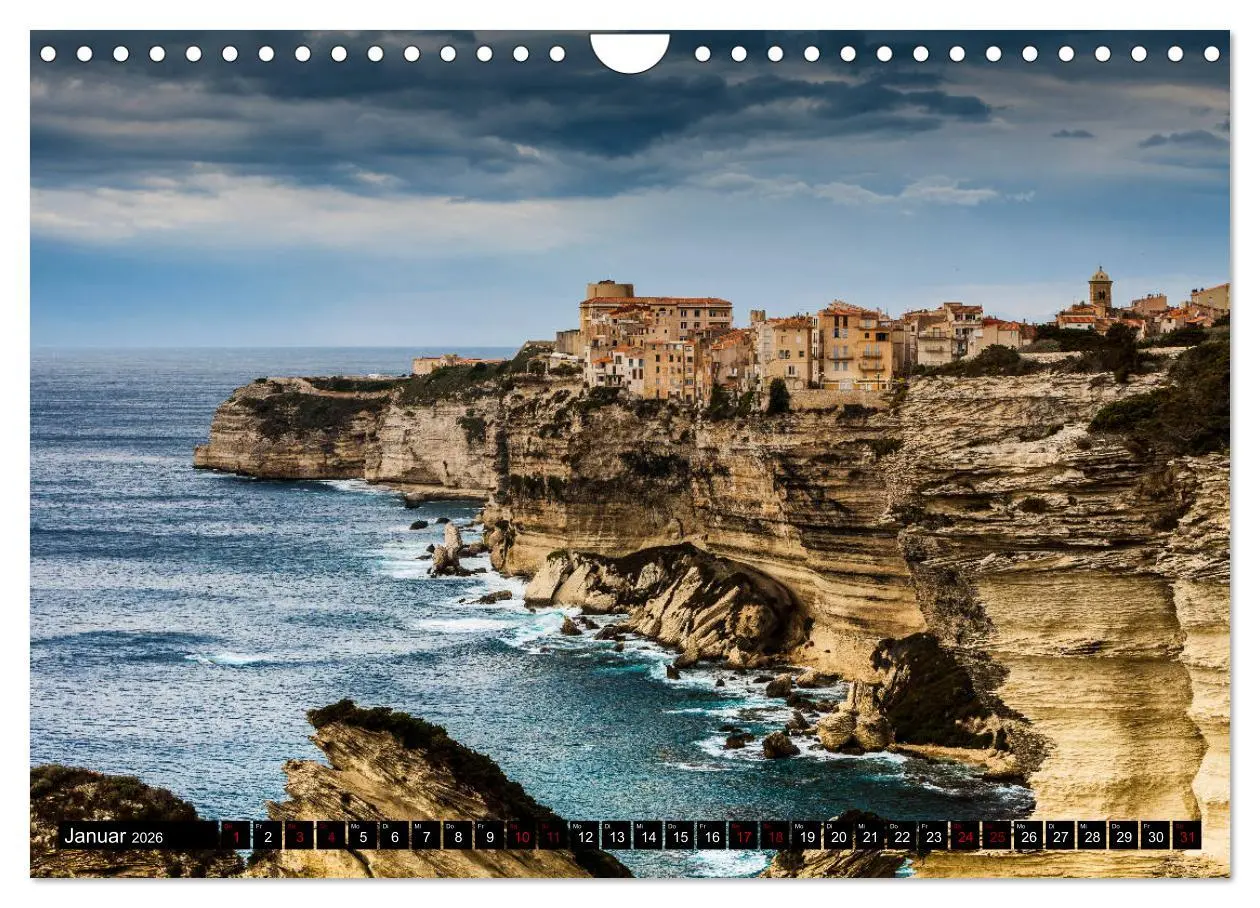 Bild: 9783457905487 | Bonifacio. Korsika (Wandkalender 2026 DIN A4 quer), CALVENDO...