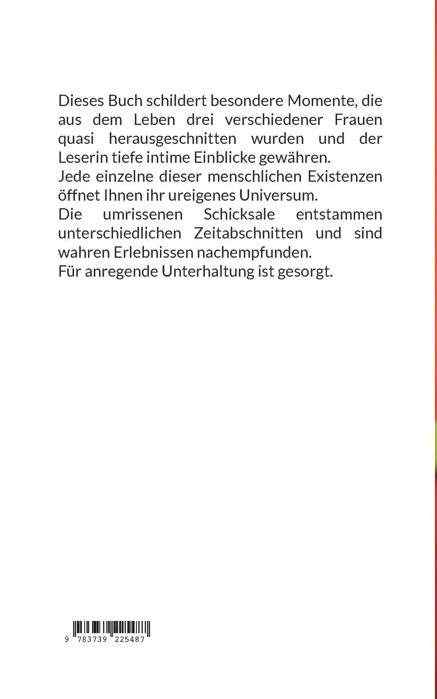Rückseite: 9783739225487 | Scherenschnitte | Frauengeschichten | Marion Scheer | Taschenbuch