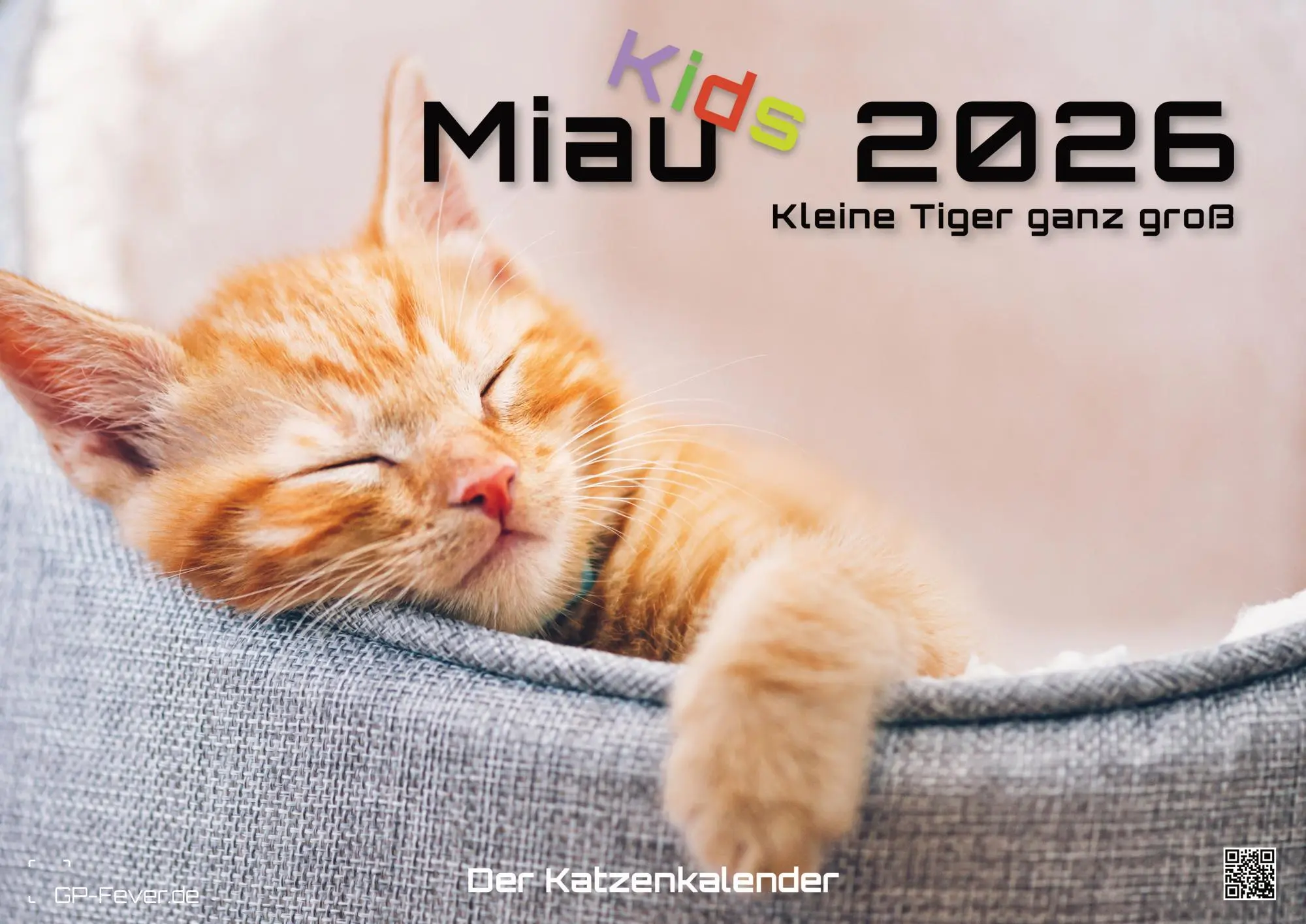 Cover: 9783986735487 | Miau Kids - kleine Tiger ganz groß - Der Katzenkalender - 2026 -...