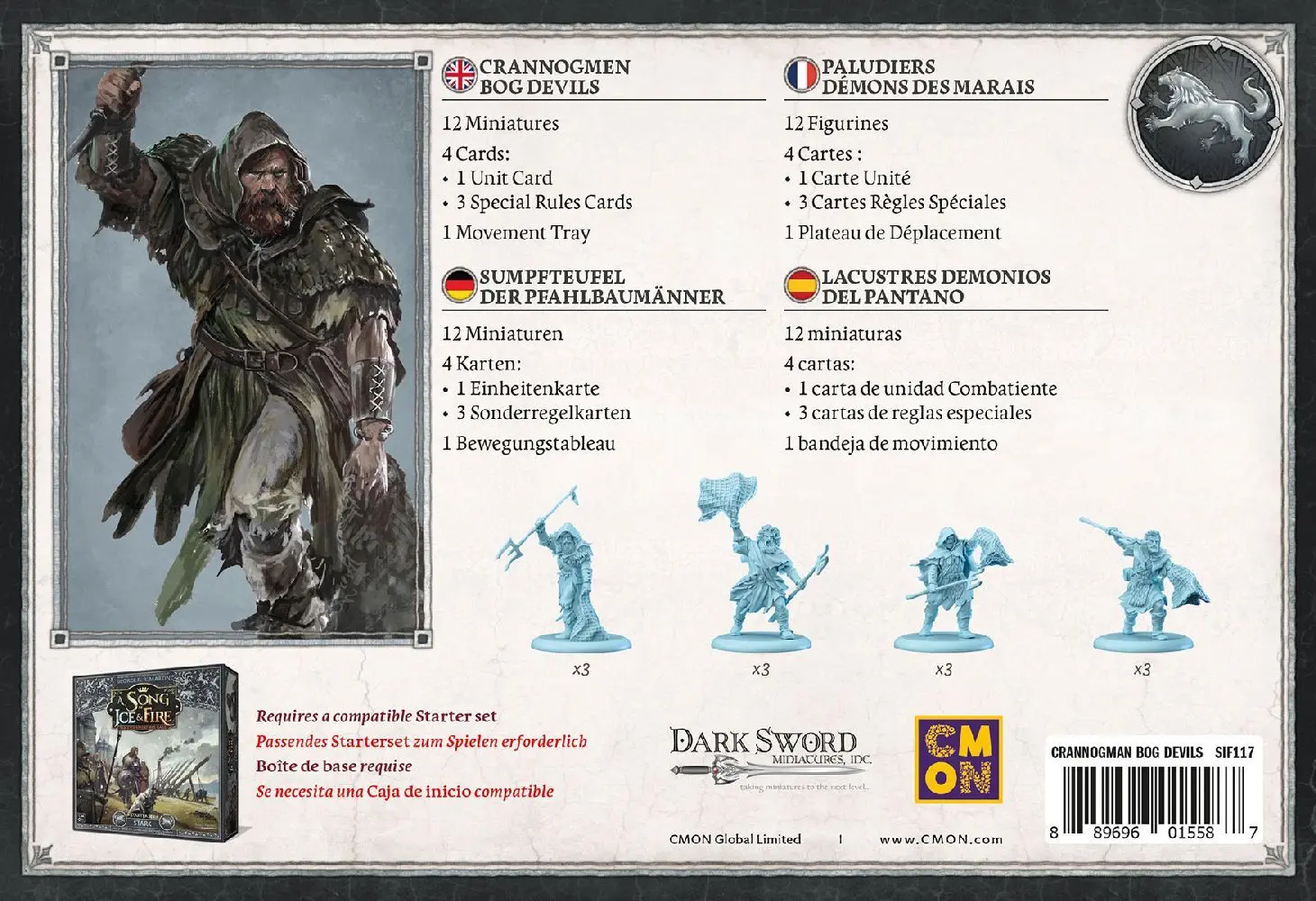Bild: 889696015587 | Song of Ice &amp; Fire - Crannogman Bog Devils (Sumpfteufel der...