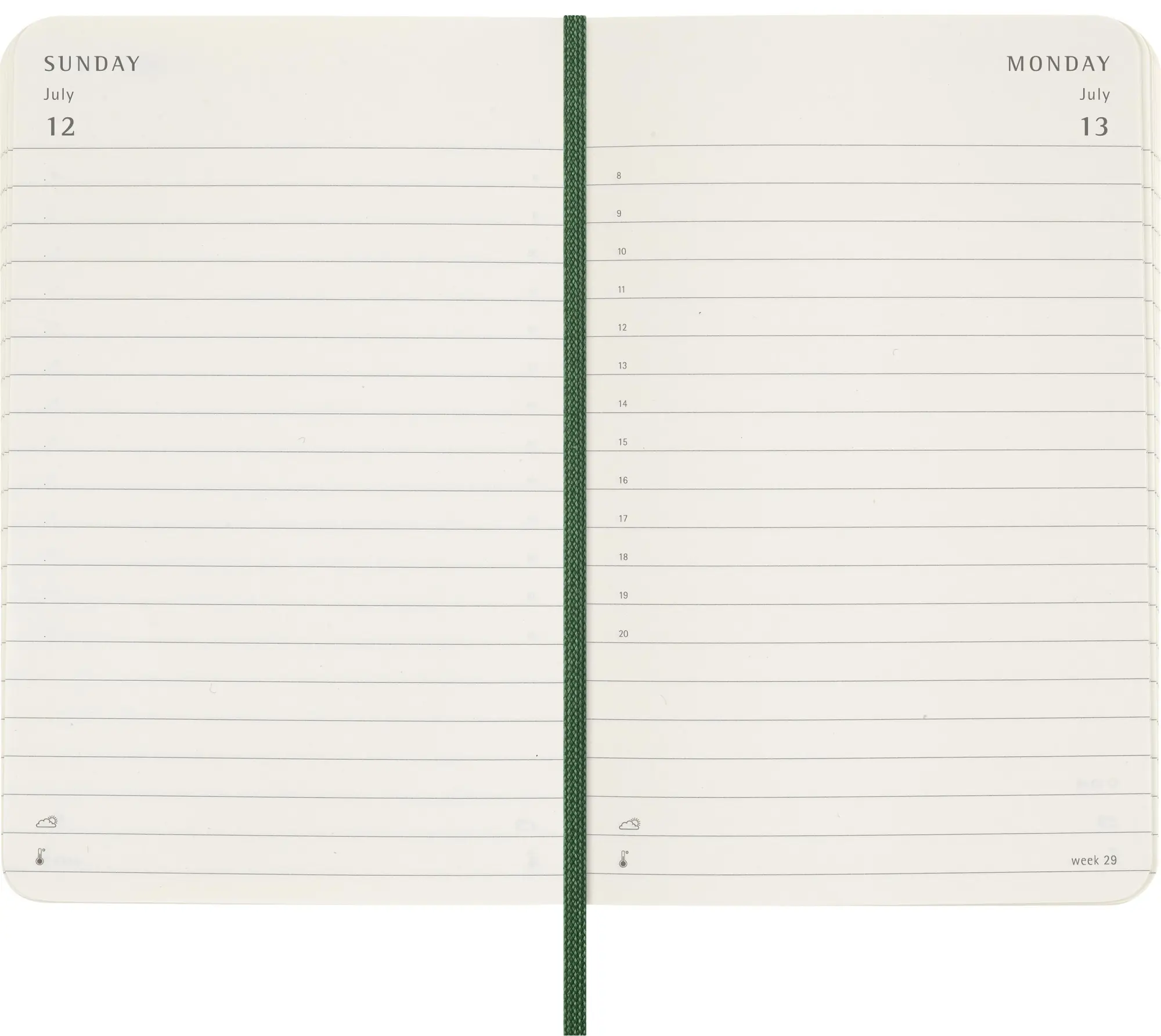 Bild: 8056999275587 | Moleskine 12 Monate Tageskalender 2026, Pocket/A6, 1 Tag = 1 Seite,...