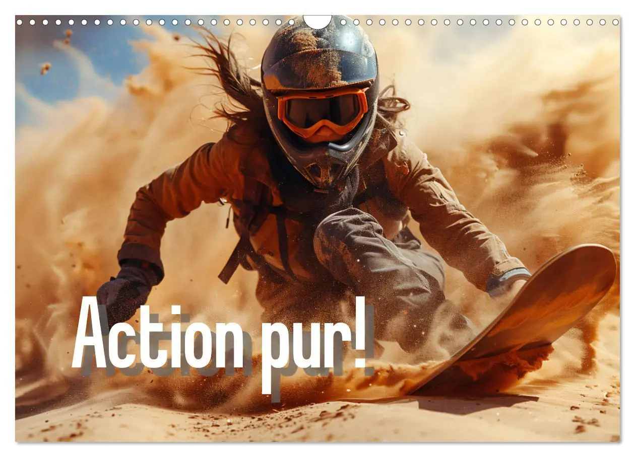 Cover: 9783457375587 | Action pur - atemberaubende Hobbys (Wandkalender 2026 DIN A3 quer),...