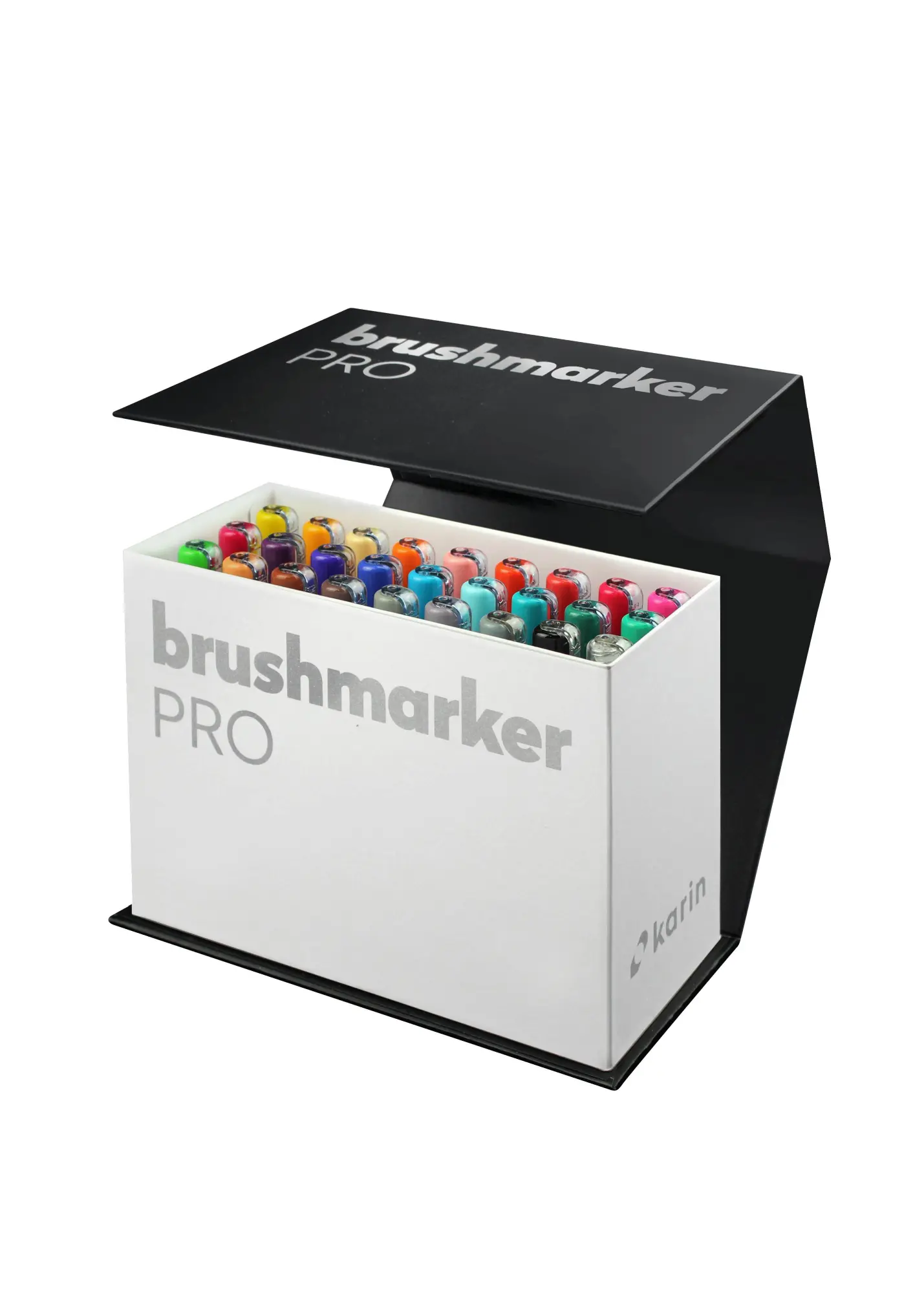 Cover: 5904446025687 | KARIN Marker Brushmarker PRO Mini Box, 26 Farben + 1 Blender | 27C9