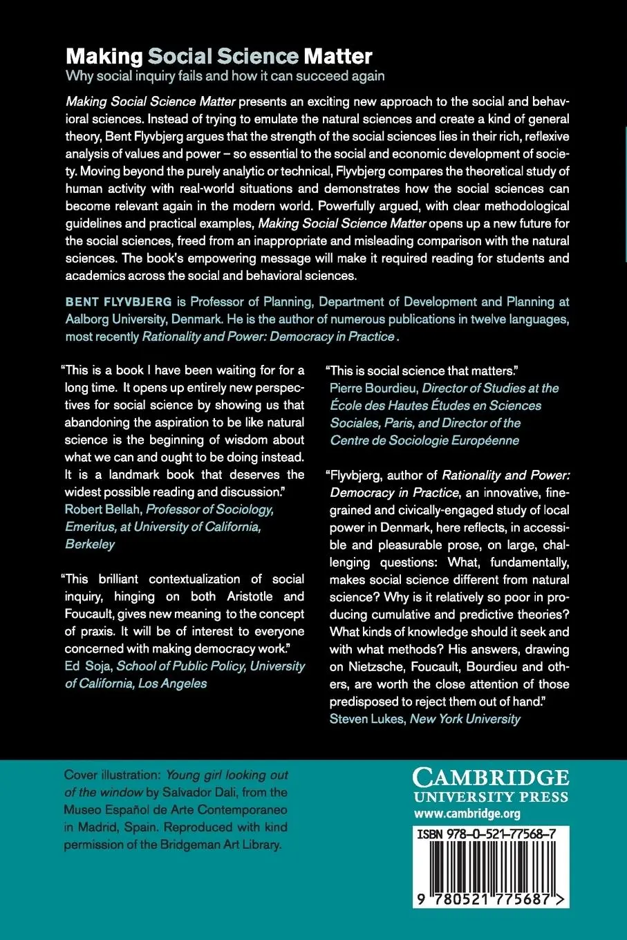 Rückseite: 9780521775687 | Making Social Science Matter | Bent Flyvbjerg | Taschenbuch | Englisch