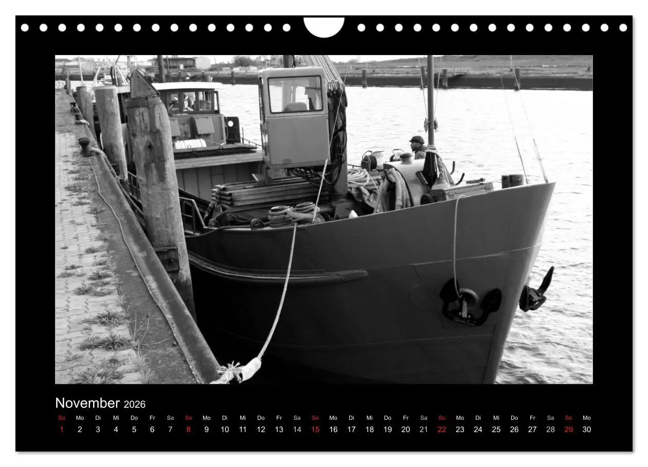 Bild: 9783516145687 | Alte Schiffe (Wandkalender 2026 DIN A4 quer), CALVENDO Monatskalender