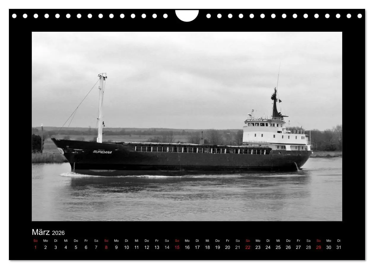 Bild: 9783516145687 | Alte Schiffe (Wandkalender 2026 DIN A4 quer), CALVENDO Monatskalender