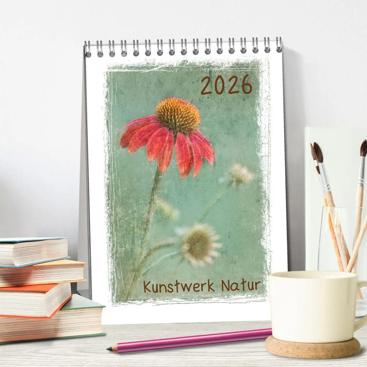 Bild: 9783516455687 | Kunstwerk Natur (Tischkalender 2026 DIN A5 hoch), CALVENDO...