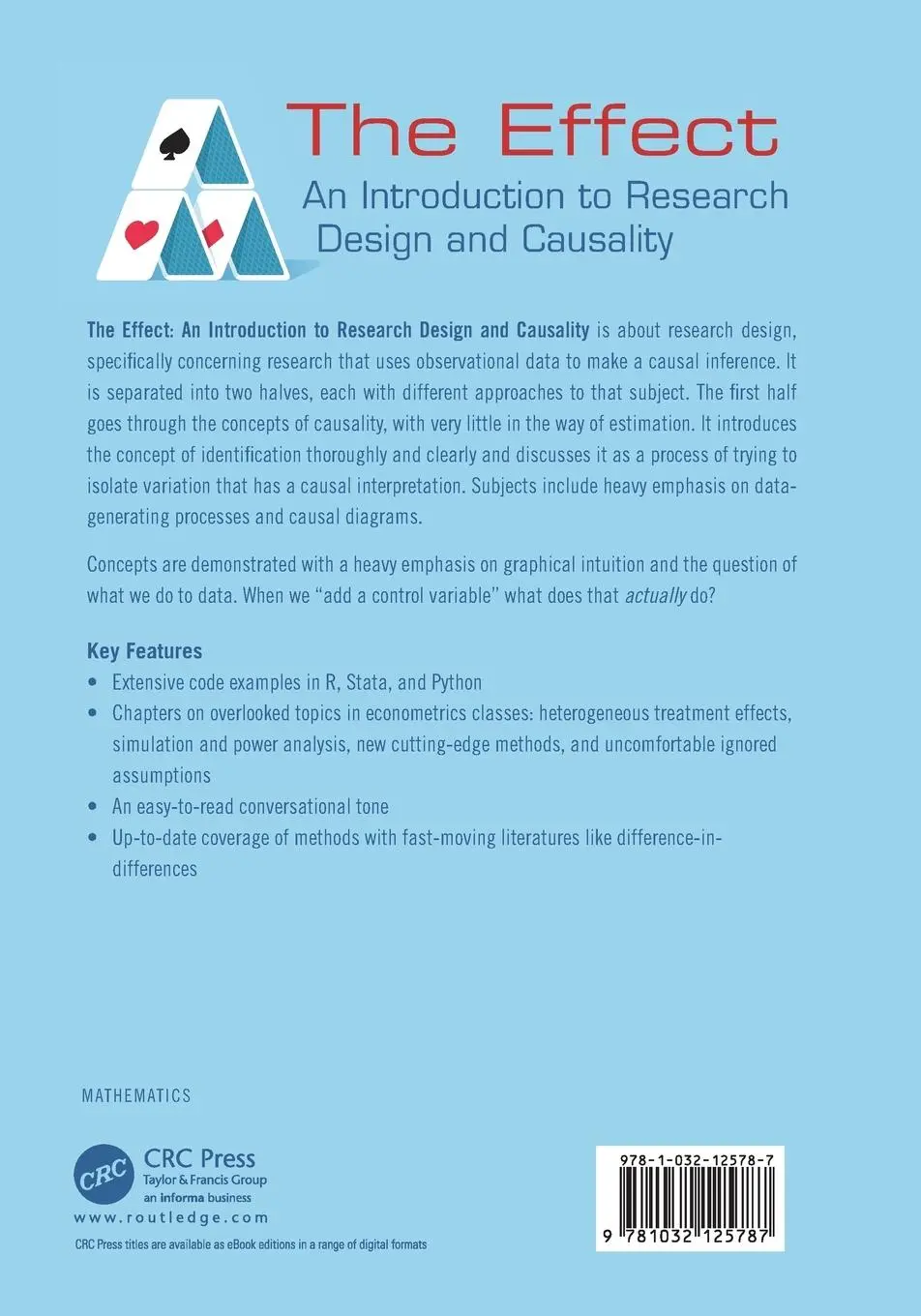 Rückseite: 9781032125787 | The Effect | An Introduction to Research Design and Causality | Buch