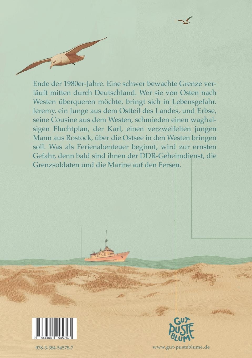 Rückseite: 9783384545787 | Jeremy &amp; Erbse | Eine waghalsige Flucht über die Ostsee | Ulich | Buch