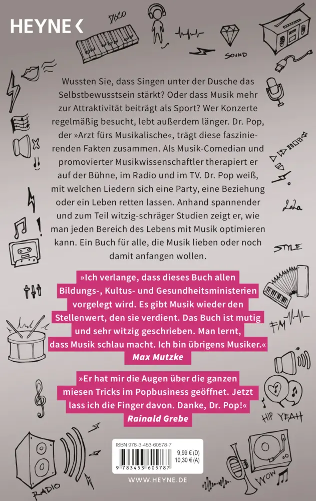 Bild: 9783453605787 | Dr. Pops musikalische Sprechstunde | Pop | Taschenbuch | 320 S. | 2021