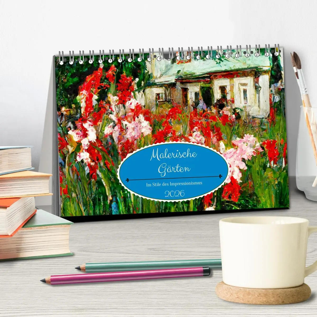 Bild: 9783457425787 | Malerische Gärten - Im Stile des Impressionismus (Tischkalender...