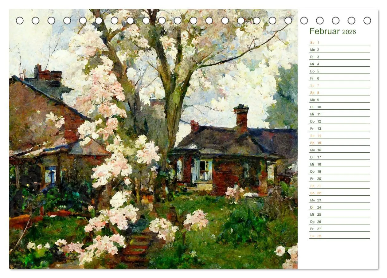 Bild: 9783457425787 | Malerische Gärten - Im Stile des Impressionismus (Tischkalender...