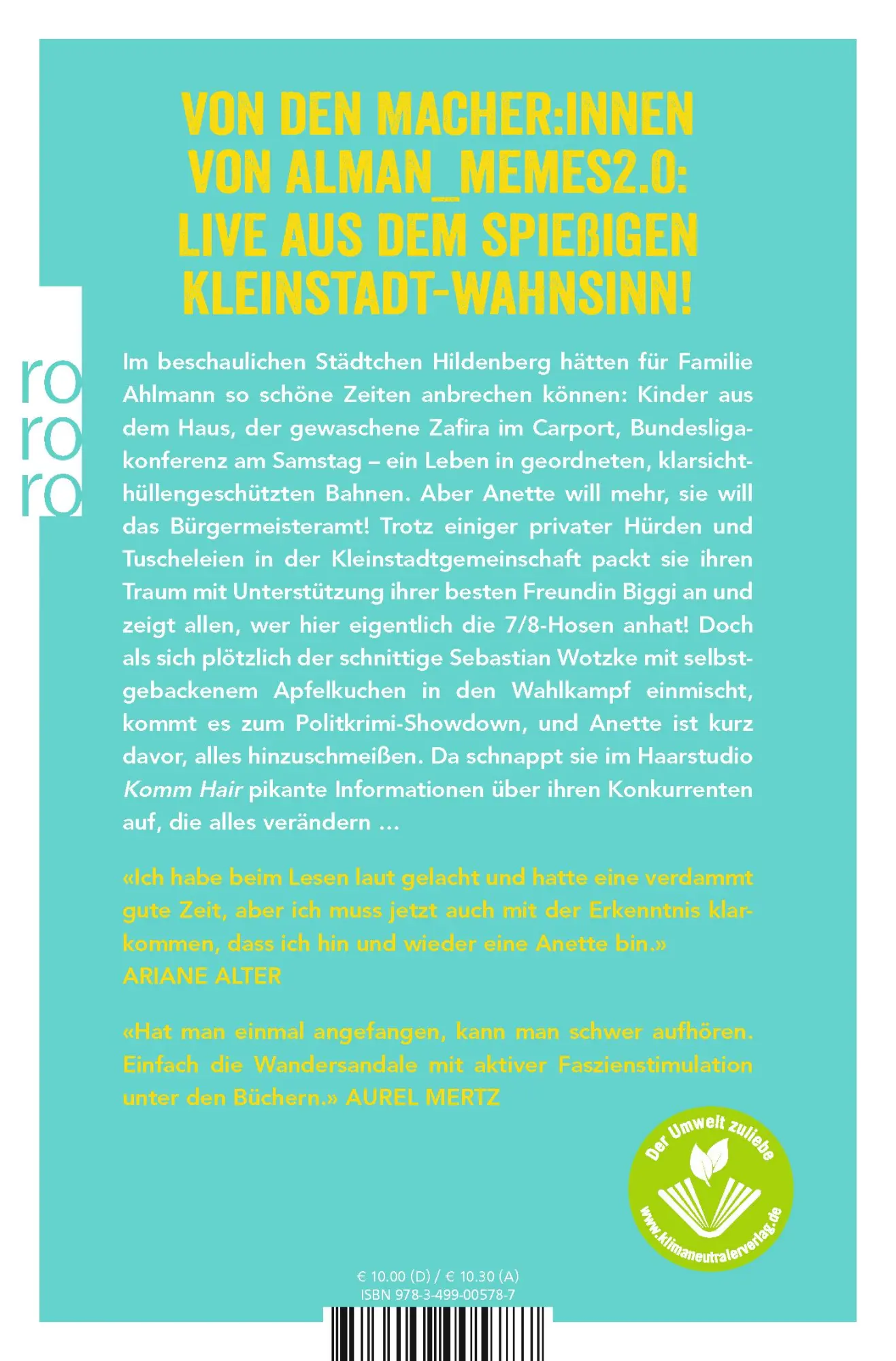 Rückseite: 9783499005787 | Noch 3 Treuepunkte bis zum Pfannen-Set | Sina Scherzant (u. a.) | Buch