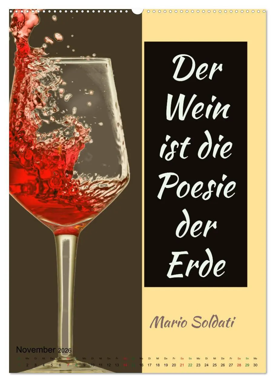 Bild: 9783516375787 | WEIN Weisheiten und Sprichworte (hochwertiger Premium Wandkalender...