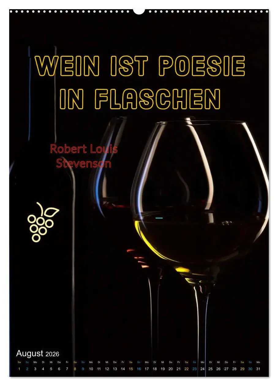 Bild: 9783516375787 | WEIN Weisheiten und Sprichworte (hochwertiger Premium Wandkalender...