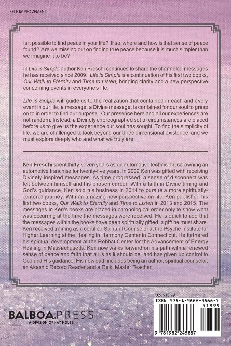 Rückseite: 9781982245887 | Life Is Simple | Ken Freschi | Taschenbuch | Kartoniert / Broschiert