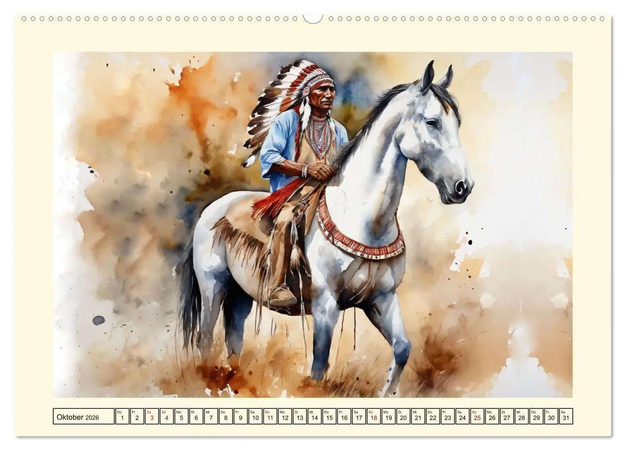 Bild: 9783457265987 | Nostalgie - der Wilde Westen (Wandkalender 2026 DIN A2 quer),...