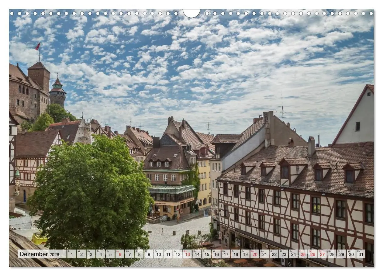 Bild: 9783516045987 | NÜRNBERG Historisches Stadtherz (Wandkalender 2026 DIN A3 quer),...