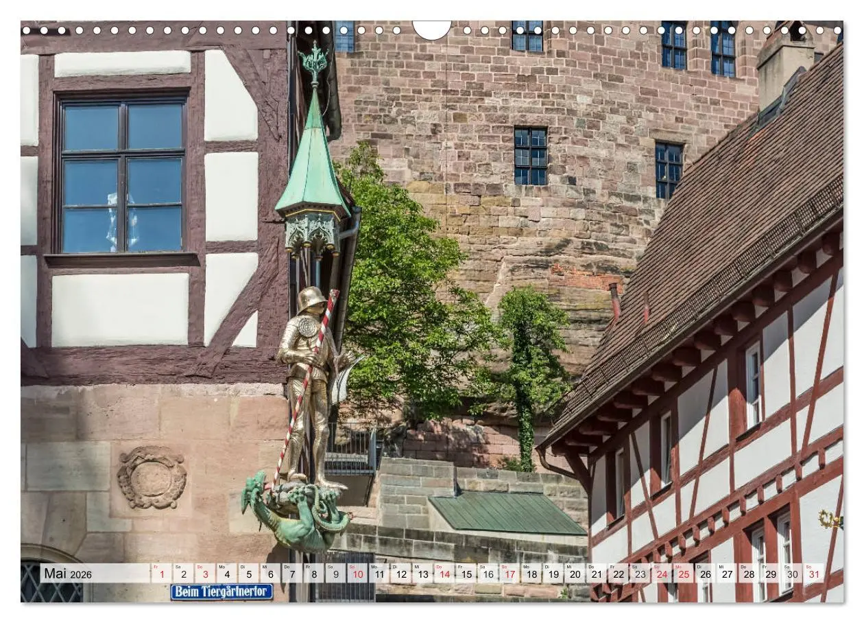 Bild: 9783516045987 | NÜRNBERG Historisches Stadtherz (Wandkalender 2026 DIN A3 quer),...