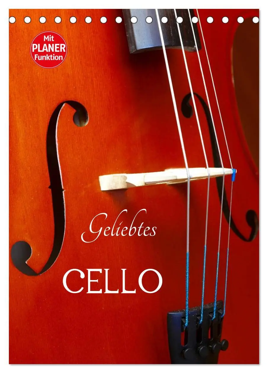 Cover: 9783516425987 | Geliebtes Cello (Tischkalender 2026 DIN A5 hoch), CALVENDO...