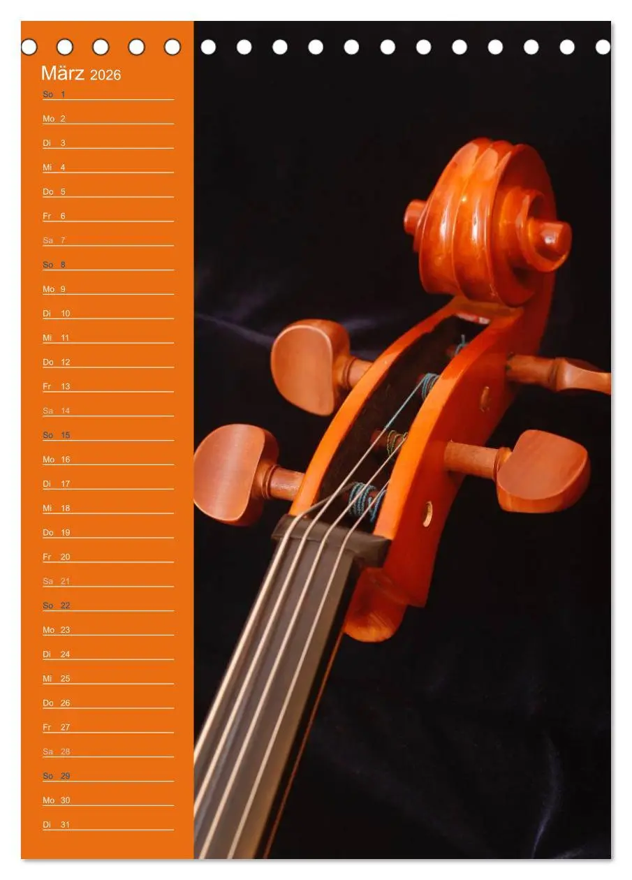 Bild: 9783516425987 | Geliebtes Cello (Tischkalender 2026 DIN A5 hoch), CALVENDO...