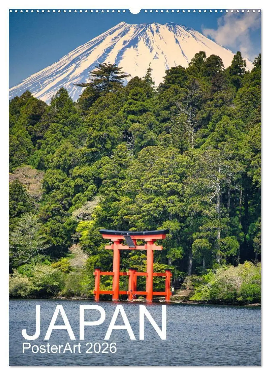 Cover: 9783516735987 | Japan PosterArt 2024 (Wandkalender 2026 DIN A2 hoch), CALVENDO...