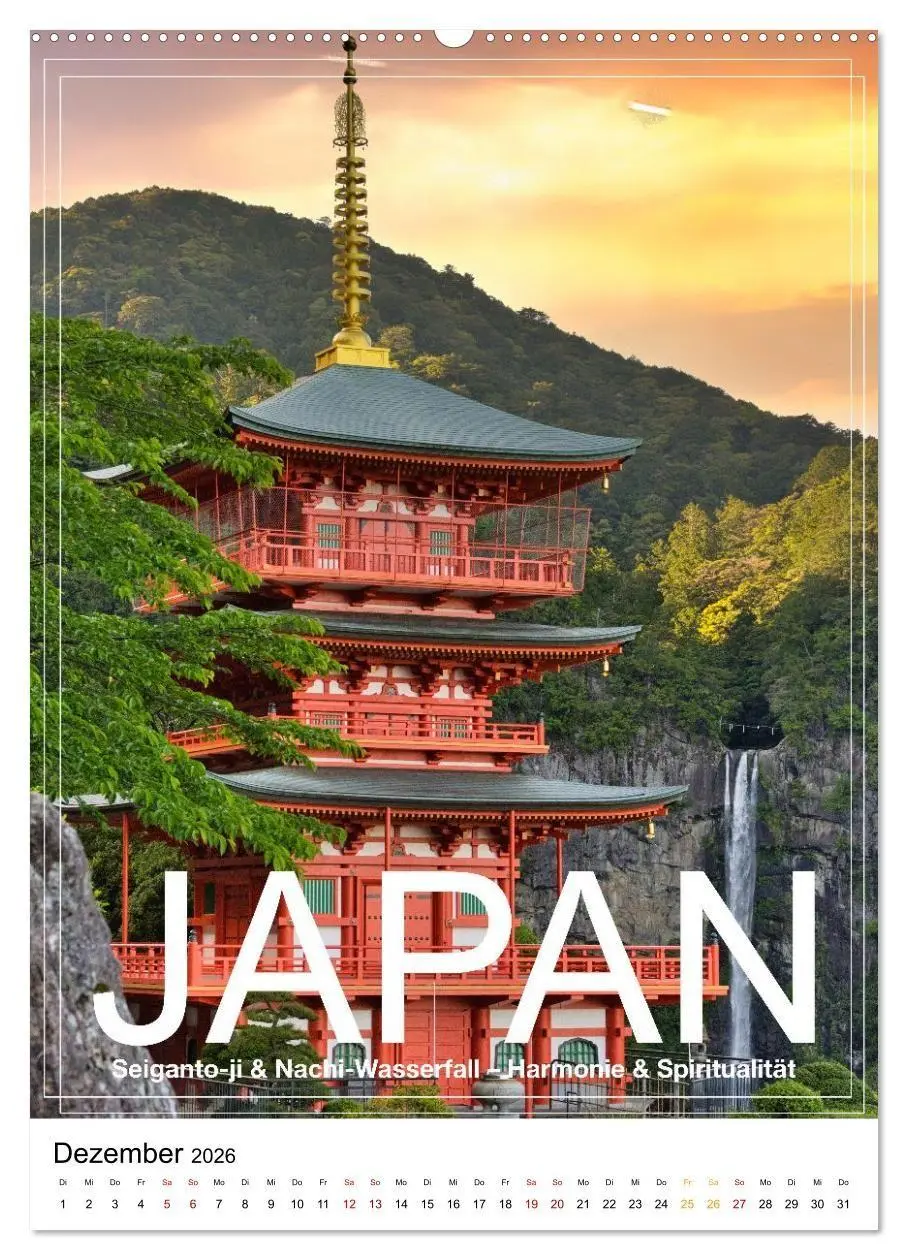 Bild: 9783516735987 | Japan PosterArt 2024 (Wandkalender 2026 DIN A2 hoch), CALVENDO...