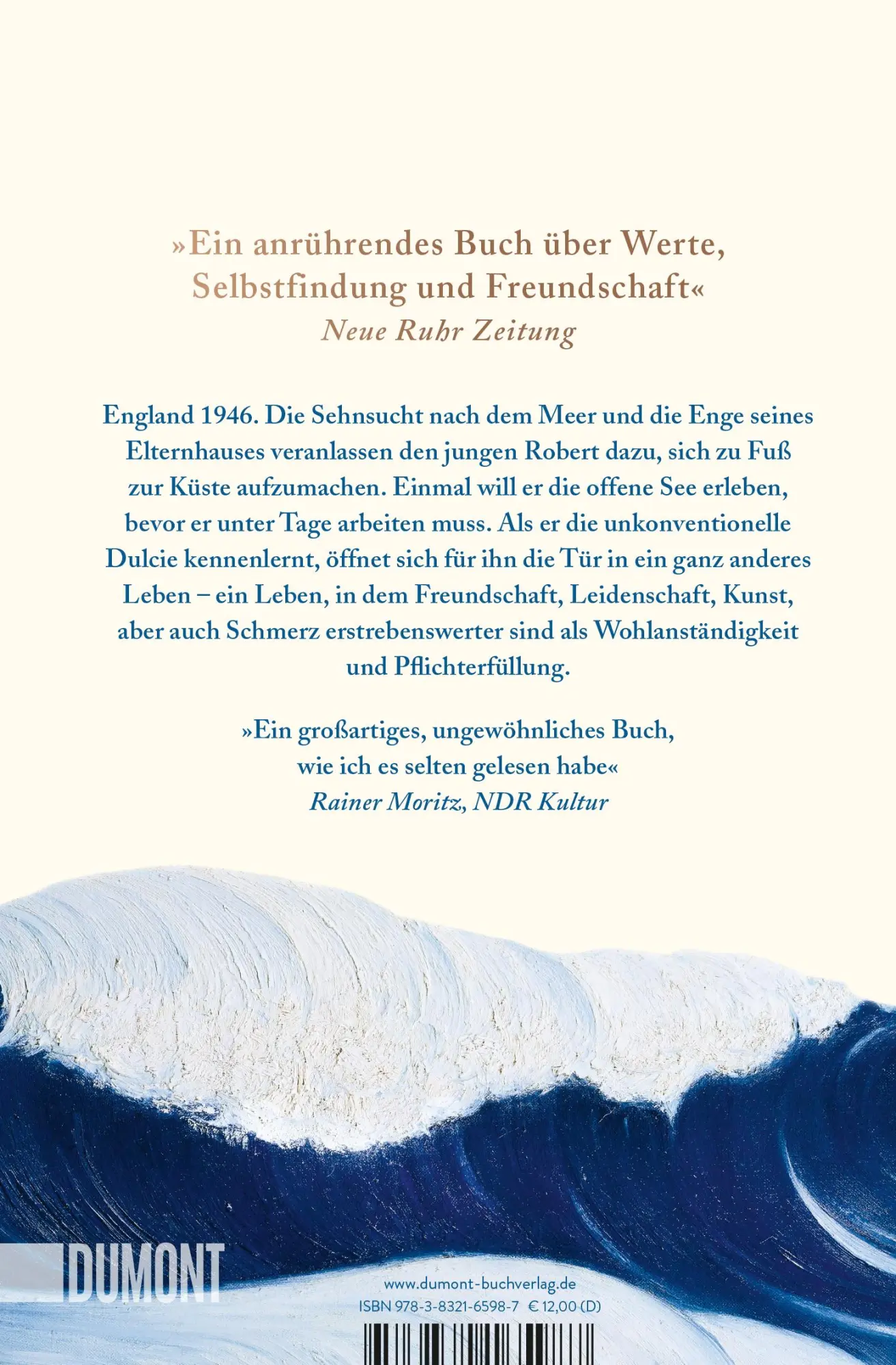 Rückseite: 9783832165987 | Offene See | Roman | Benjamin Myers | Taschenbuch | 272 S. | Deutsch