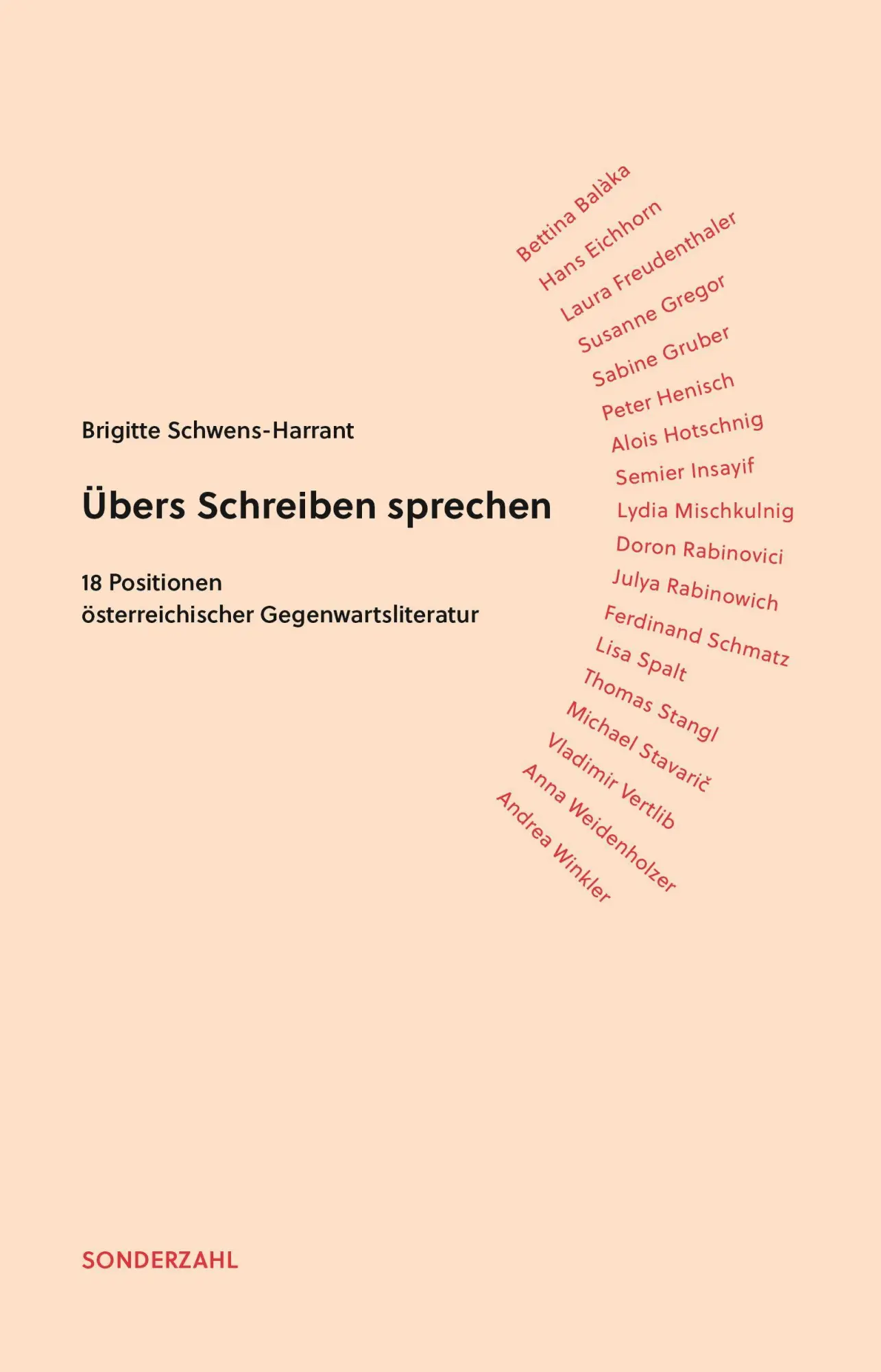 Cover: 9783854495987 | Übers Schreiben sprechen | Brigitte Schwens-Harrant | Taschenbuch