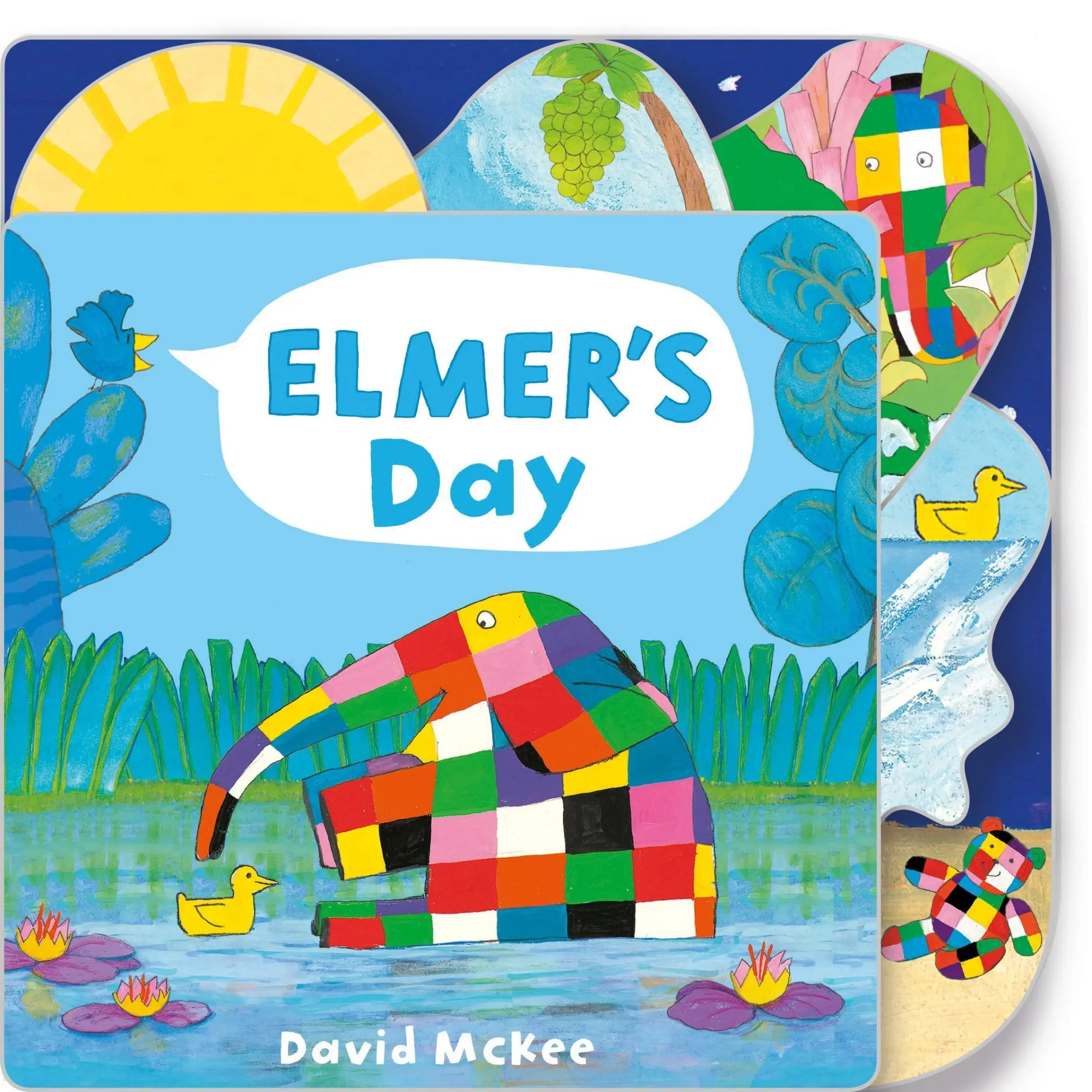 Cover: 9781783446087 | Elmer's Day | Tabbed Board Book | David McKee | Buch | Papp-Bilderbuch