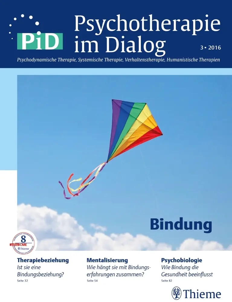 Cover: 9783132406087 | Bindung | PiD - Psychotherapie im Dialog | Maria Borcsa (u. a.) | Buch