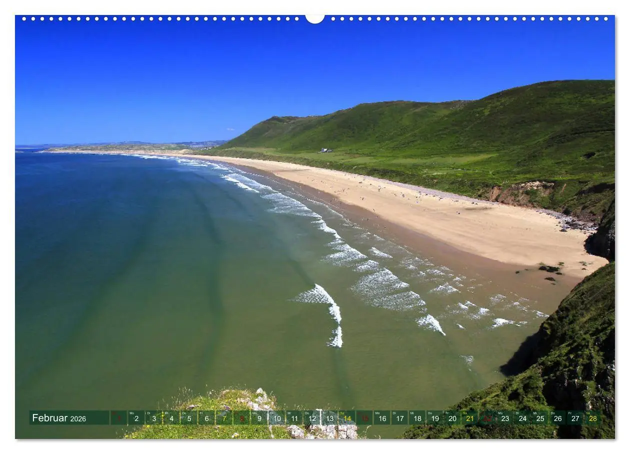 Bild: 9783457846087 | Naturwunder Wales (Wandkalender 2026 DIN A2 quer), CALVENDO...