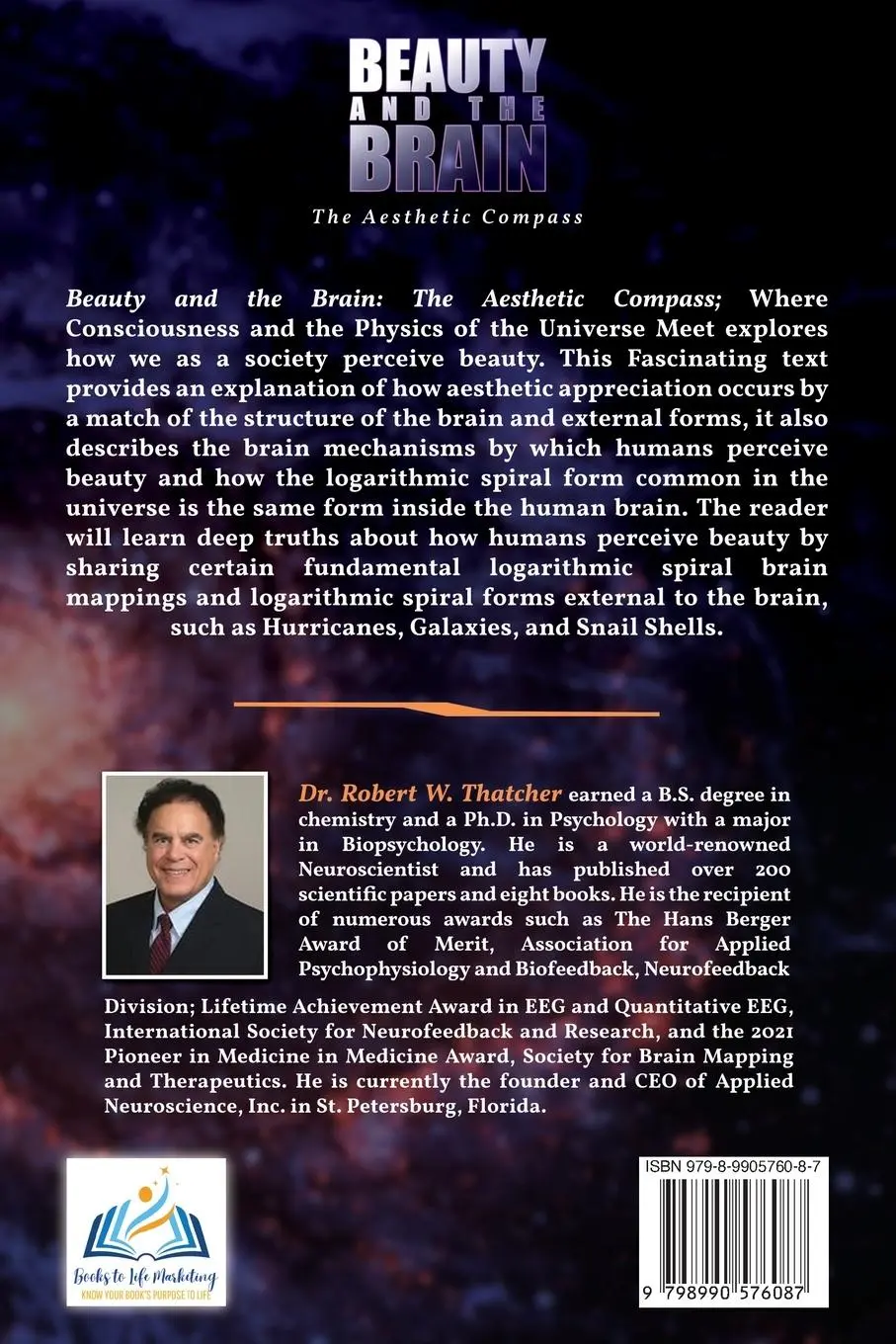 Rückseite: 9798990576087 | Beauty and the Brain | The Aesthetic Compass | Robert W. Thatcher