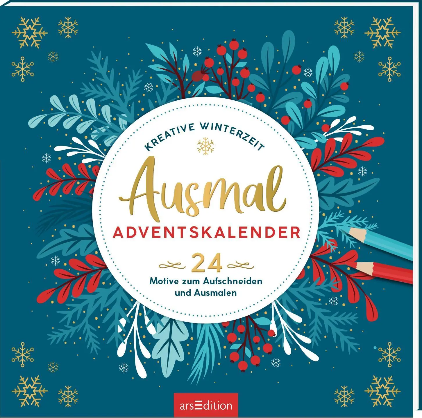 Cover: 4014489136187 | Ausmal-Adventskalender - Kreative Winterzeit | Taschenbuch | 96 S.