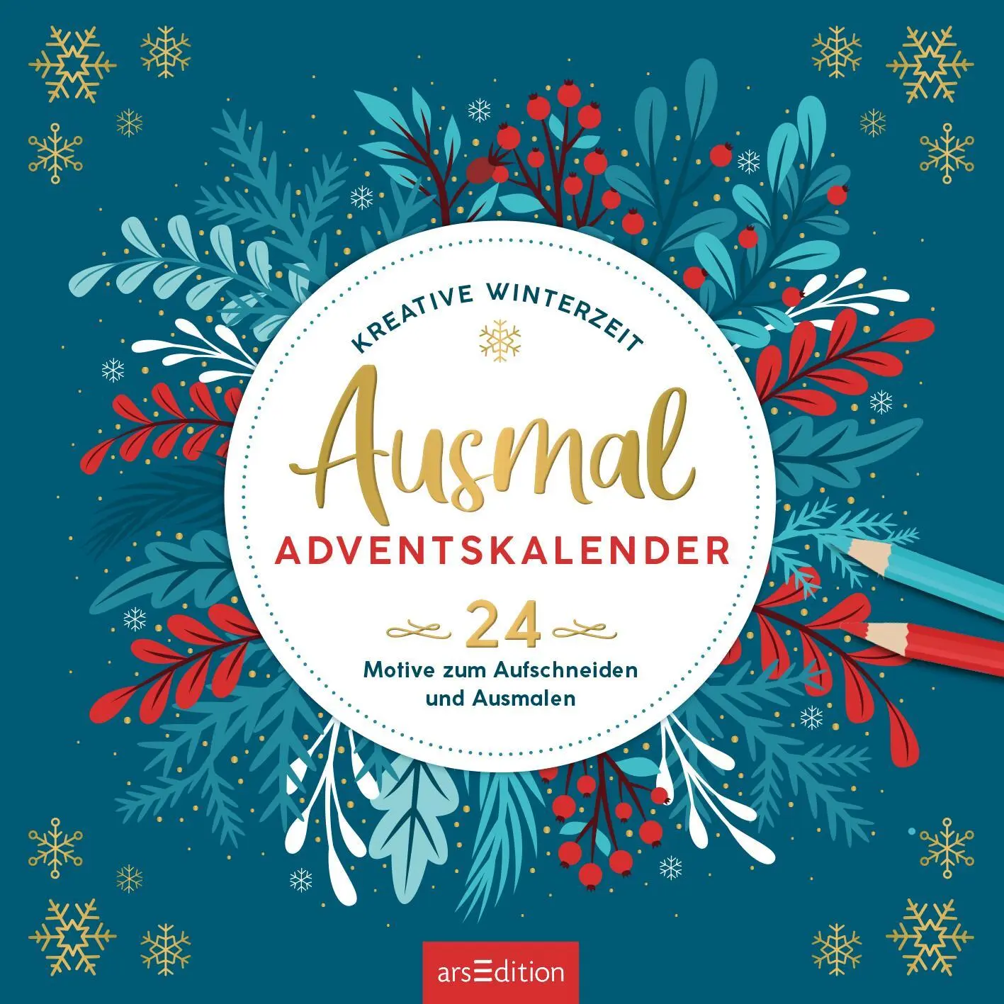 Bild: 4014489136187 | Ausmal-Adventskalender - Kreative Winterzeit | Taschenbuch | 96 S.
