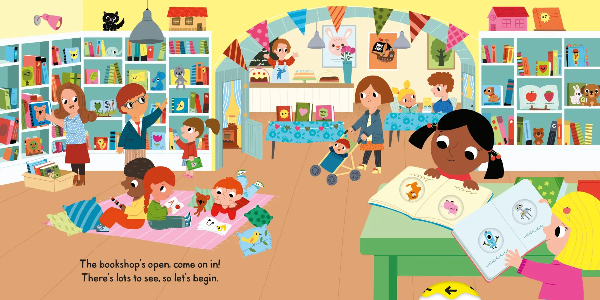 Bild: 9781035056187 | Busy Bookshop | A Push, Pull, Slide Book | Marion Billet | Buch | 2025