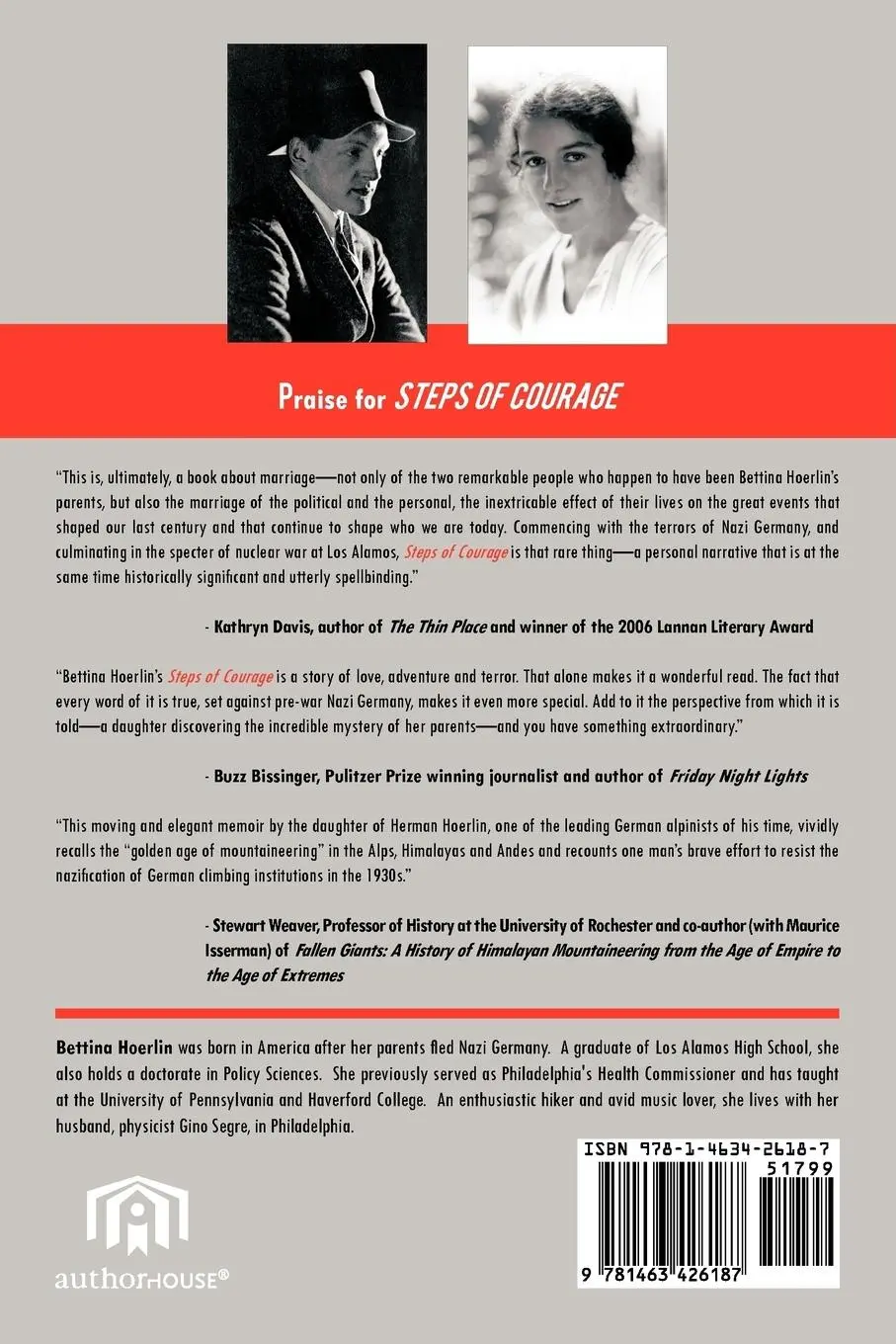 Rückseite: 9781463426187 | Steps of Courage | My Parents' Journey from Nazi Germany to America