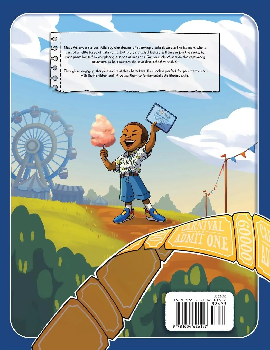 Rückseite: 9781634626187 | The Data Detective at the Carnival | Chandra Donelson (u. a.) | Buch