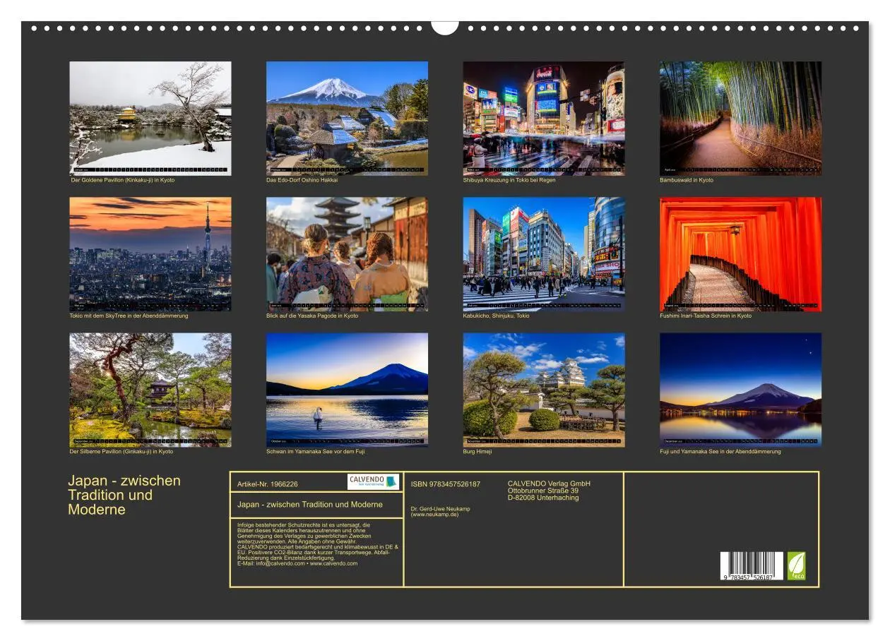 Bild: 9783457526187 | Japan - zwischen Tradition und Moderne (Wandkalender 2026 DIN A2...
