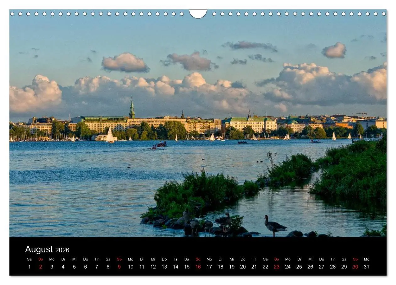 Bild: 9783516096187 | Charmantes Hamburg (Wandkalender 2026 DIN A3 quer), CALVENDO...