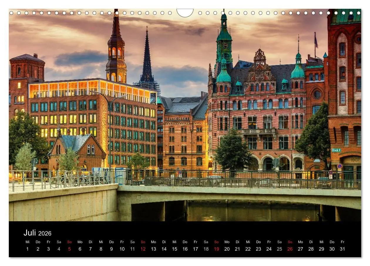 Bild: 9783516096187 | Charmantes Hamburg (Wandkalender 2026 DIN A3 quer), CALVENDO...