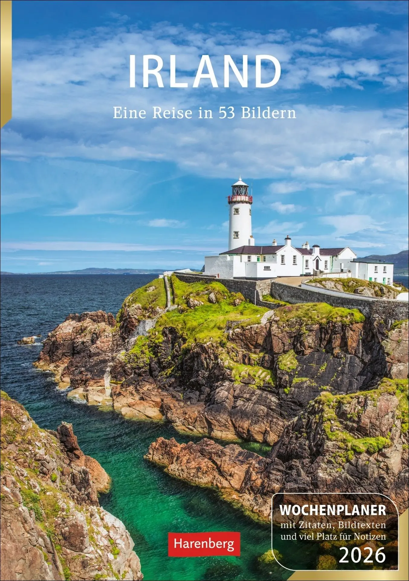 Cover: 9783840036187 | Irland Wochenplaner 2026 - Eine Reise in 53 Bildern | Ulrike Issel