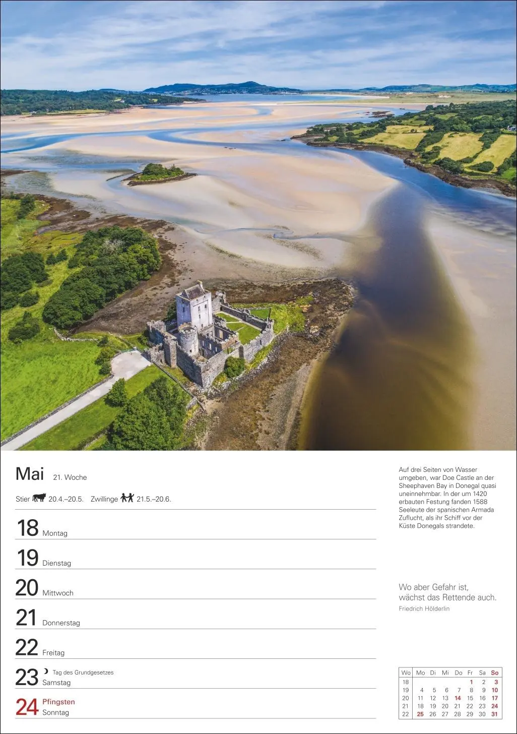Bild: 9783840036187 | Irland Wochenplaner 2026 - Eine Reise in 53 Bildern | Ulrike Issel