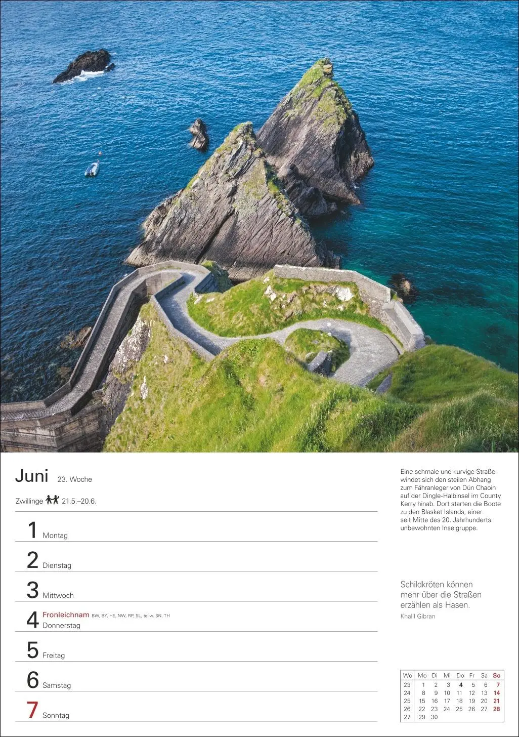 Bild: 9783840036187 | Irland Wochenplaner 2026 - Eine Reise in 53 Bildern | Ulrike Issel