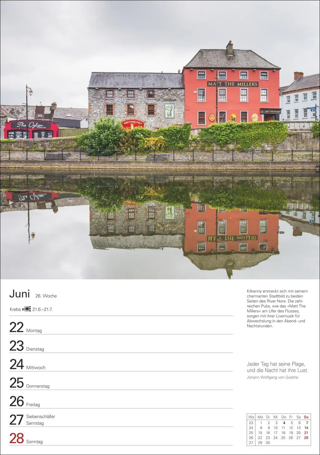 Bild: 9783840036187 | Irland Wochenplaner 2026 - Eine Reise in 53 Bildern | Ulrike Issel