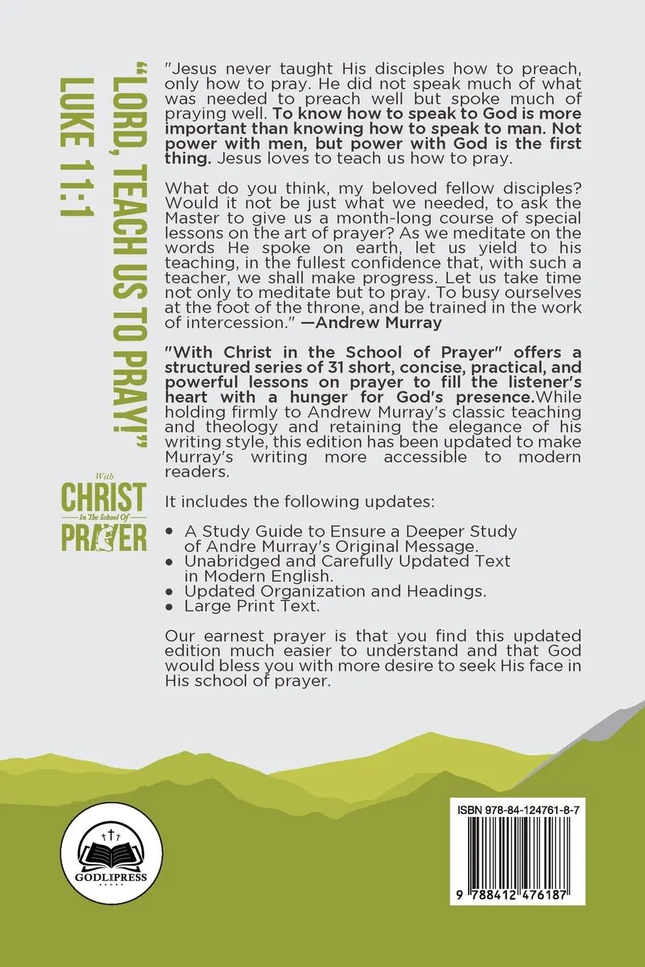 Rückseite: 9788412476187 | Andrew Murray With Christ In The School Of Prayer | Godlipress Team